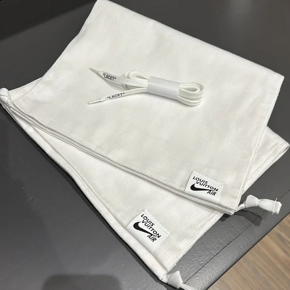 Louis Vuitton X Nike X Virgil Abloh Off-White Air Force One High White - 9 1/2 - Picture 11 of 12